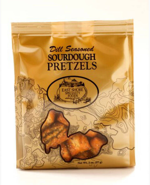 East Shore Pretzels - Dill Seasoned Sourdough Pretzels 2 oz