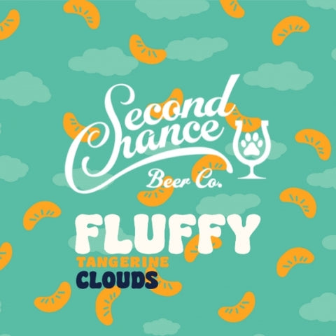 Fluffy Tangerine Clouds  4-Pack